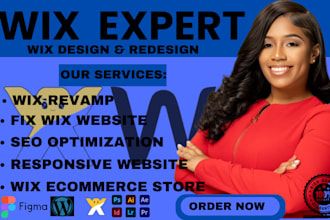 wix website design wix redesign wix website edit and fix wix website revamp wix