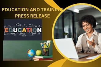 do education training pr release, college application pr, online course content