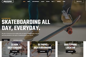 design skate shopify bicycle store bike website sport accessories store