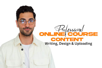 create and upload elearning online course content, moodle lms, canvas lms kajabi
