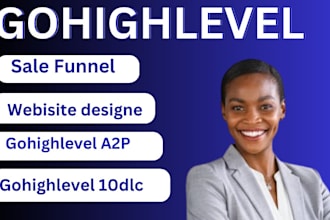 set up your a2p 10dlc registration website design on gohighlevel