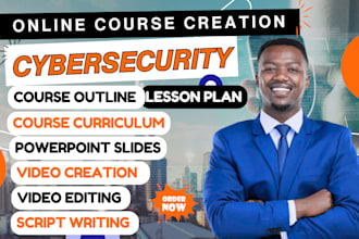 write cybersecurity online course training manual ppt cyber security resume