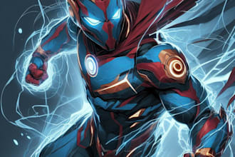 design superhero character design art