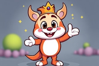 special cartoon mascot character