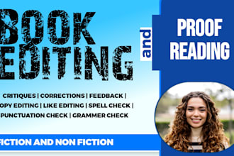 do grammar spell check edit correct update rewrite letter all genre non fiction