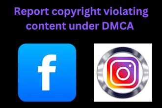 send dmca takedown notice to facebook and instagram under dmca