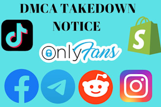 report and remove infringing content from google tiktok reddit fb ig  under dmca