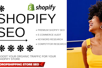do dropshipping shopify store SEO to boost your organic traffic