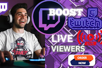 boost twitch live viewers
