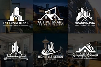 design a real estate, construction and realtor business logo
