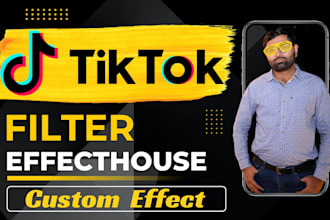 design and develop high quality, professional ar filters for tiktok