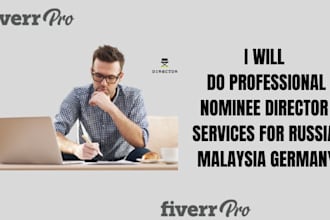 do professional nominee director services for russia malaysia germany