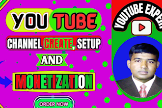 create good quality youtube channel and setup with attract