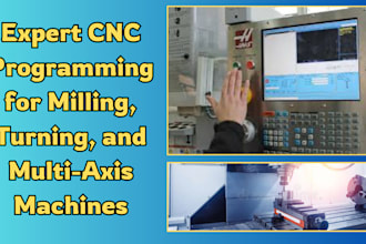 expert cnc programming for milling turning and multi axis machines