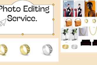 do create any type fo image  photo jewelry model editing