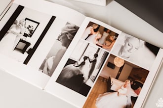 designing stunning photo books, wedding albums, coffee table books