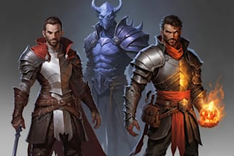 draw your d and d character and oc
