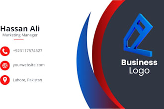 do professional and modern business card design