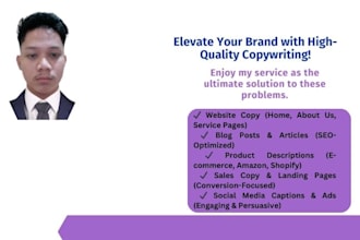 create engaging and persuasive copywriting to boost your brands voice