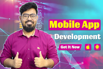 do ios app development, android app creation, and mobile app using flutter