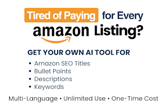build an ai tool for SEO optimized amazon product listings