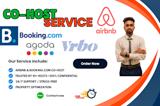 be your professional airbnb and booking com co host expert