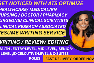 write healthcare, medical, doctor, nursing surgeon