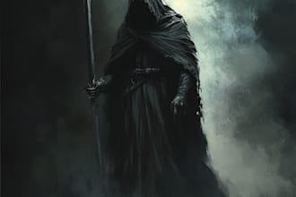 do fantasy or dark creepy horror art illustration