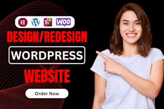 build responsive wordpress website design or redesign wordpress website