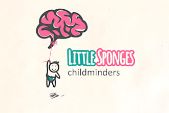 make appealing childcare, daycare, kids, children logo and any graphic design