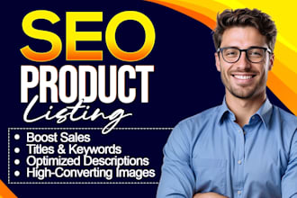 do seo product listing on poshmark, mercari, ebay, etsy, depop, and shopify