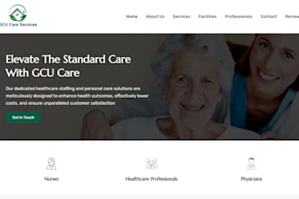 create healthcare staffing agency website, staffing agency, homecare website