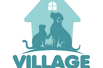 do fantastic animal, animal hospital, dog, pet care logo and any graphic design