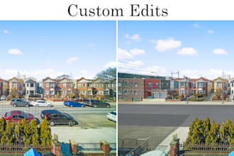 do real estate photo editing and virtual staging