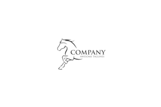 create modern horse, equestrian, gallop, animal, ranch, wild and strength logo