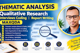 do qualitative research, thematic analysis of interviews, nvivo, maxqda, reports