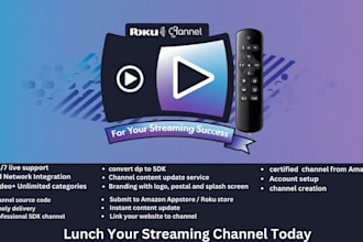 develop roku custom sdk channel with subscription plan