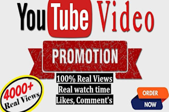 do organic youtube video promotion for channel growth