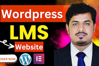develop a wordpress lms website with tutor lms, learndash or elearning solutions