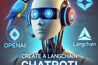 build generative ai chatbots using for langchain
