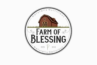 design a professional agriculture, farm, and landscape garden logo