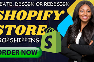 be your expert shopify store designer for dropshipping