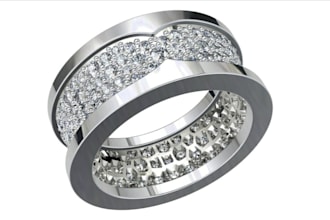remodel custom 3d cad diamond jewelry,3d ring,pendant,3ds max,3d printing zbrush