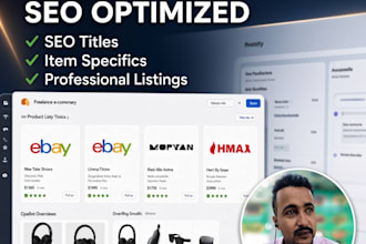 do ebay listing, ebay product listing and ebay SEO