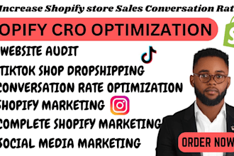 increase your conversion rate of shopify store shopify cro audit shopify store