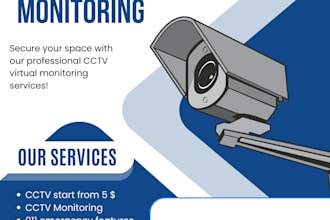 do  all  type cctv monitoring  remotely as a virtual  guard