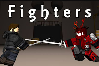 develop roblox fighting simulator game,rp,hood game,obby game,rpg game,lobby,map
