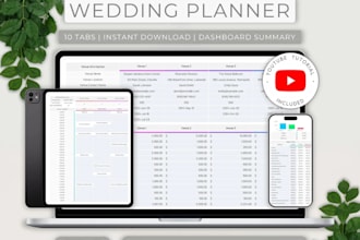 design wedding planner spreadsheet couple planner wedding budget planner tracker