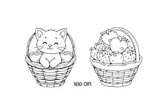 draw kids coloring book pages for amazon KDP