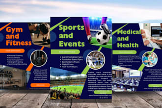 design real estate flyer corporate gym sport event party invitation church flyer
